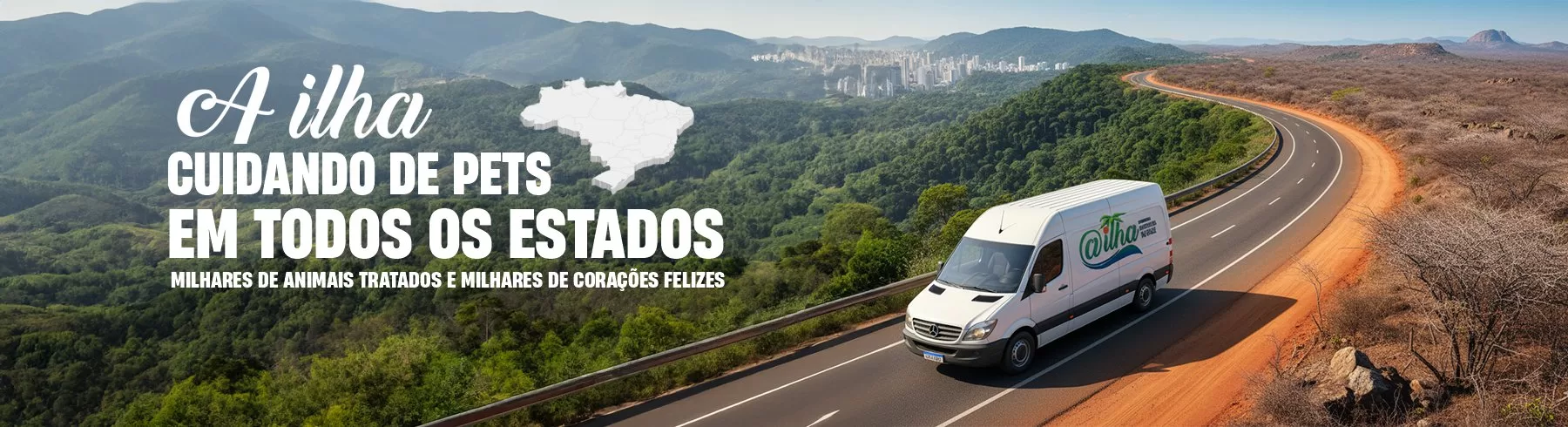 Entregamos em todo o Brasil