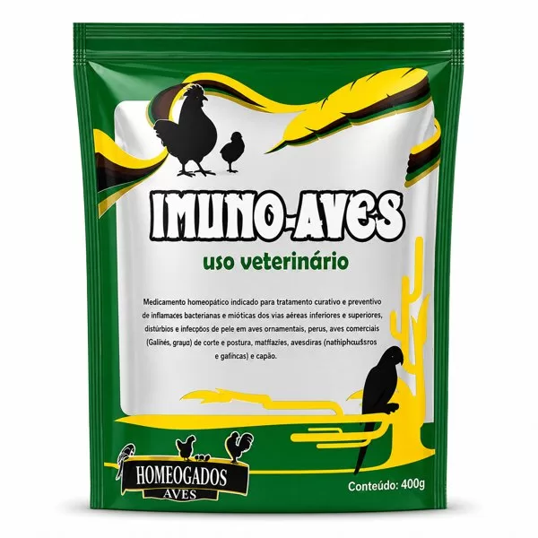 Imuno-aves para tratamento de Infecções Em Aves (2,4kg)