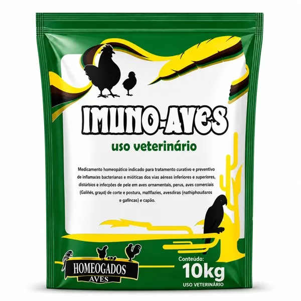 Imuno-aves para tratamento de Infecções Em Aves (10kg)